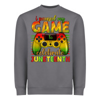 Storm i paused my game celebrate juneteenth Heavyweight Sweatshirt - texasbilliewilder