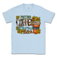 Dusty Blue coffee Classic Tee - RacoonDesign
