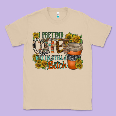 Coffee Classic Tee Designed By Racoondesign