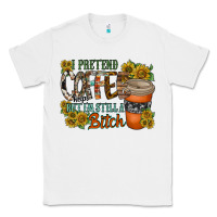 White coffee Classic Tee - RacoonDesign