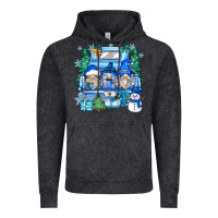 Vintage Black snowman gnome truck Vintage Hoodie - Zillion Design Studio