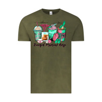 Vintage Olive licensed practical nurse coffee cups Vintage Tee - Zillion Design Studio