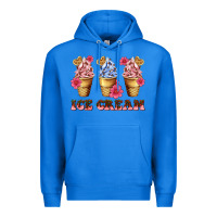 True Royal floral ice cream Premium Hoodie - AdoDesignShop