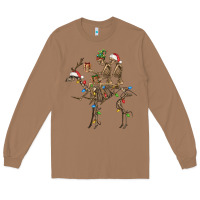 Toasted Coconut Christmas deer and skeletons Long Sleeve Tee - FaDigitalArtStudio