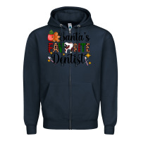 Navy santa's favorite dentist Zipper Hoodie - AdoDesignShop