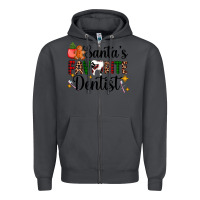 Smoke santa's favorite dentist Zipper Hoodie - AdoDesignShop