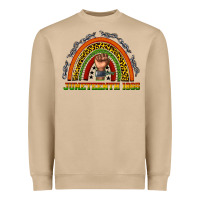 Juneteenth 1865 Rainbow Heavyweight Sweatshirt | Teevron