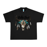 Black wild soul boho skull Urban Heavy Tee - RanaPortraitStore