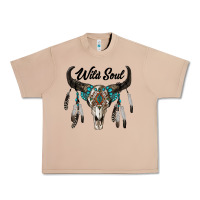 Burro wild soul boho skull Urban Heavy Tee - RanaPortraitStore