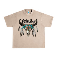 French Oak wild soul boho skull Urban Heavy Tee - RanaPortraitStore