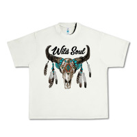 Pistachio wild soul boho skull Urban Heavy Tee - RanaPortraitStore