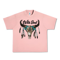 Salmon wild soul boho skull Urban Heavy Tee - RanaPortraitStore