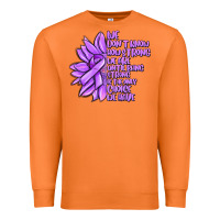 Carrot purple pancreatic cancer sunflower and cancer ribb Premium Sweatshirt - MaliasSmallBusiness