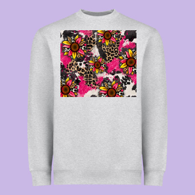 Sunflower Cowhide Heavyweight Sweatshirt Designed By Zillion Design Studio