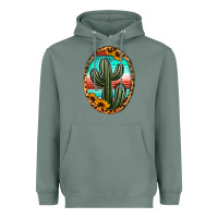 Sage serape and sunflower cactus Heavyweight Hoodie - Jasminsmagicworld