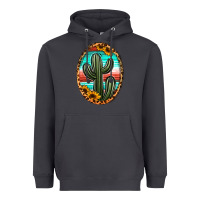 Smoke serape and sunflower cactus Heavyweight Hoodie - Jasminsmagicworld