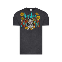 Vintage Black western alaskan husky mom Vintage Tee - texasbilliewilder