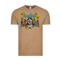 Vintage Coffee western alaskan husky mom Vintage Tee - texasbilliewilder