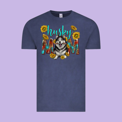Western Alaskan Husky Mom Vintage Tee Designed By Texasbilliewilder