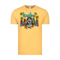 Vintage Mustard western alaskan husky mom Vintage Tee - texasbilliewilder
