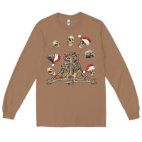 Toasted Coconut christmas human skeleton and skulls Long Sleeve Tee - FaDigitalArtStudio