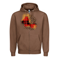 Chestnut christmas patch Zipper Hoodie - JahusDesignShop