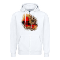 White christmas patch Zipper Hoodie - JahusDesignShop