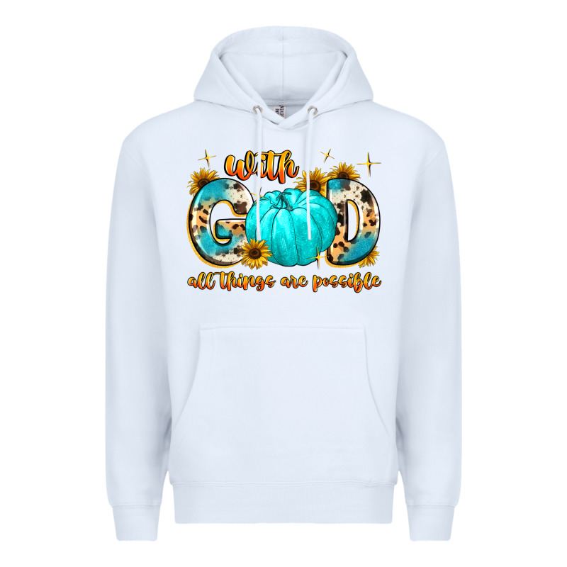 With God All Things Are Possible Premium Hoodie by MaliasSmallBusiness | Teevron