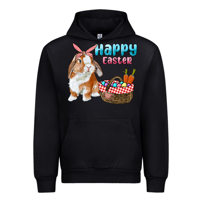Happy Easter Bunny And Egg Basket Urban Hoodie by RanaPortraitStore | Teevron