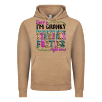 Vintage Coffee sorry im cranky im going through my terrible forti Vintage Hoodie - texasbilliewilder