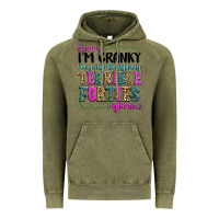 Vintage Olive sorry im cranky im going through my terrible forti Vintage Hoodie - texasbilliewilder
