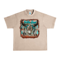 French Oak wild soul boho skull with background Urban Heavy Tee - RanaPortraitStore