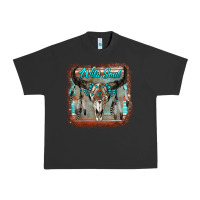 Pigment Black wild soul boho skull with background Urban Heavy Tee - RanaPortraitStore