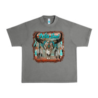 Wild Soul Boho Skull With Background Urban Heavy Tee | Teevron