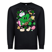 Black one lucky nurse belt bag Premium Sweatshirt - MaliasSmallBusiness