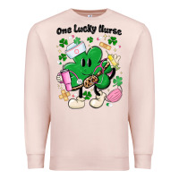 Pale Pink one lucky nurse belt bag Premium Sweatshirt - MaliasSmallBusiness