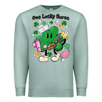 Seafoam one lucky nurse belt bag Premium Sweatshirt - MaliasSmallBusiness