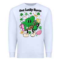 White one lucky nurse belt bag Premium Sweatshirt - MaliasSmallBusiness