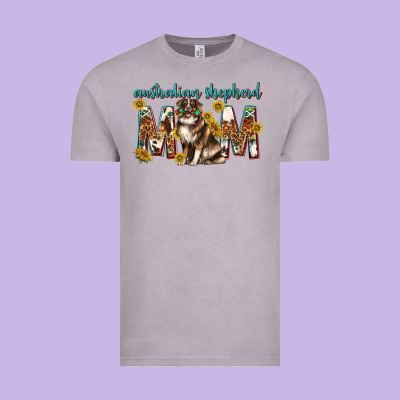 Western Australian Shepherd Mom Vintage Tee Designed By Texasbilliewilder
