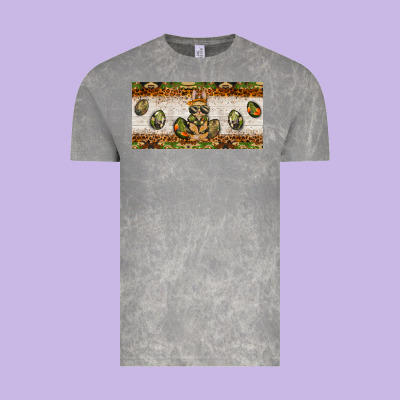Easter Camouflage Egg Hunter Bunny License Plate Template Vintage Tee Designed By Barkaloodesign