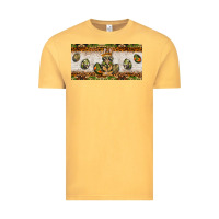Vintage Mustard easter camouflage egg hunter bunny license plate template Vintage Tee - BarkalooDesign