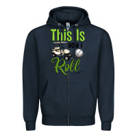 Navy this is how i roll Zipper Hoodie - Artiststas