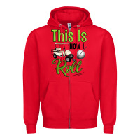 Red this is how i roll Zipper Hoodie - Artiststas