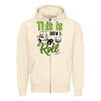 Sandshell this is how i roll Zipper Hoodie - Artiststas