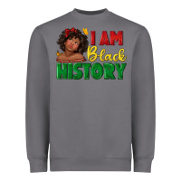 Storm i am black history with afro black girl Heavyweight Sweatshirt - texasbilliewilder