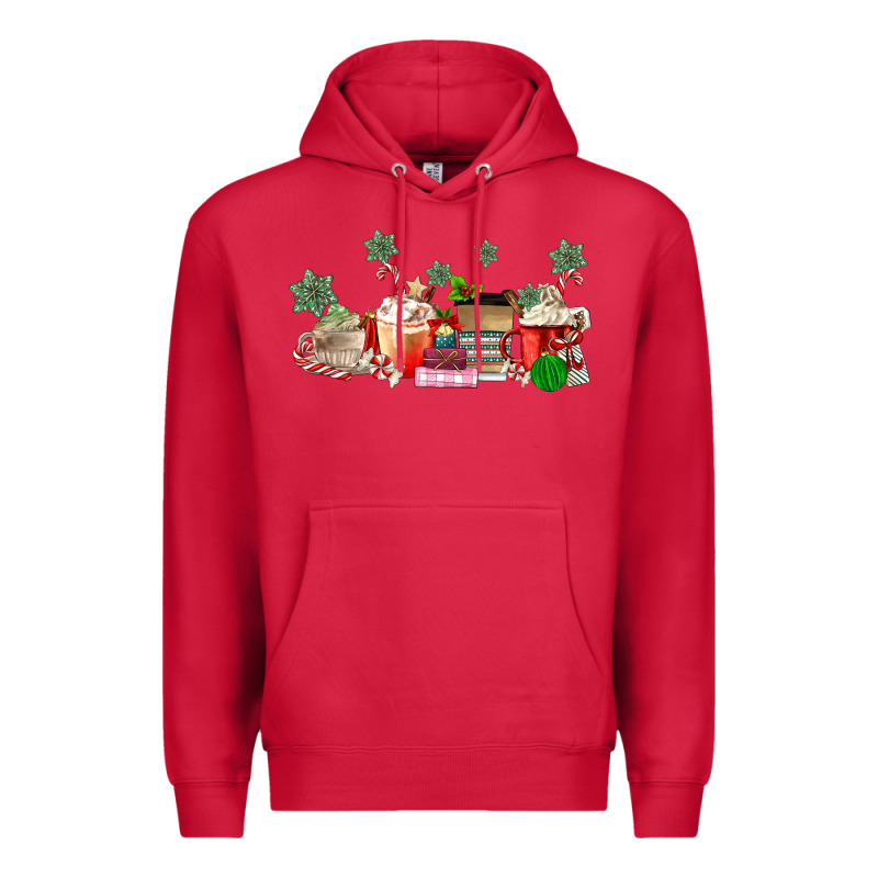 Christmas Coffee Premium Hoodie by MaliasSmallBusiness | Teevron