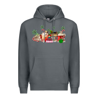 Rock Christmas coffee Premium Hoodie - MaliasSmallBusiness