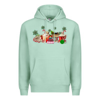 Seafoam Christmas coffee Premium Hoodie - MaliasSmallBusiness
