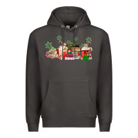 Smoke Christmas coffee Premium Hoodie - MaliasSmallBusiness