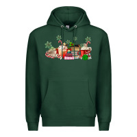 Sports Green Christmas coffee Premium Hoodie - MaliasSmallBusiness